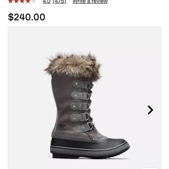 Sorel Joan of Arctic Women's Waterproof Boot Size 7 MSRP $240 - Picture 1 of 16